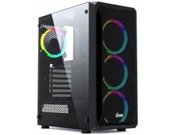 Корпус MidiTower POWERCASE (CMIZB-L4) MISTRAL Z4 MESH LED TEMPERED GLASS 5x120 ARGB BLACK ATX, Пенза.