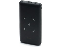 Портативный аккумулятор HOCO J50 Surf, с беспроводной зарядкой, 2A, 10000 MAh, черный, Пенза.