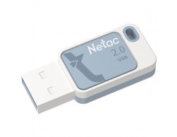 Флеш диск USB 2.0 Netac UA31 (NT03UA31N-008G-20BL), 8Gb, USB 2.0, R/W 110/45, синий/белый, Пенза.