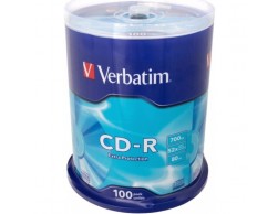 Диски CD-R Verbatim 700Mb 52x (Cake Box, 100 шт.) (43411), Пенза.