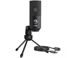 Микрофон Fifine K680 черный (проводной, настольный, -34 дБ, от 20 Гц до 20000 Гц, USB Type-B), Пенза.