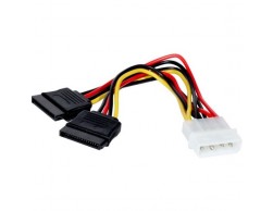 Кабель питания 2xSATA (от разъема Molex (IDE) блока питания), 15см ExeGate EX138935RUS, Пенза.