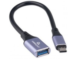 Кабель-переходник USB3.0 OTG Cablexpert A-USB3C-OTGAF-02, Type-C(M)/AF, 0.2м, алюминий, коробка, Пенза.