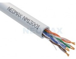 Кабель UTP Cat.5e 4 пары (1/305 м) NEOMAX (0.51мм, медь) [NM13001] гибкий, Пенза.