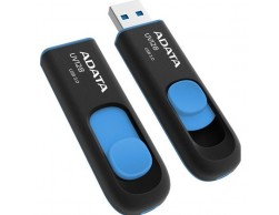 Флеш диск USB 3.0 A-DATA 64GB UV128 (AUV128-64G-RBE) R/W 100/30, черный/синий, Пенза. Флеш диск USB 3.0 A-DATA 64GB UV128 (AUV128-64G-RBE) R/W 100/30, черный/синий, Пенза.