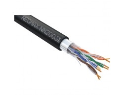 Кабель NEOMAX [NM20031] F/UTP Cat.5e 4 пары (305 м) 0.52 мм (24 AWG) Vедь, внешний, PE, Fluke Tested, Пенза.