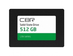 Твердотельный накопитель SSD 512Gb CBR 2.5'' (SSD-512GB-2.5-LT22) Lite (R550/W520) 3D TLC, Пенза.