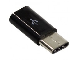 Переходник ORIENT (UC-201) USB 2.0 Micro-Bf (5pin) -≫ Type-Cm (24pin) черный, Пенза.