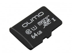 Карта памяти Micro SecureDigital 64Gb Class 10 QUMO (QM64GMICSDXC10U1NA) UHS-I, Пенза.