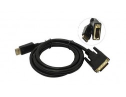 Кабель DisplayPort-DVI Gembird/Cablexpert 1.8м, 20М/25М, черный, экран, пакет(CC-DPM-DVIM-6/1.8M), Пенза.