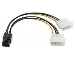 Переходник питания Exegate 2хMolex-≫PCI-E 6 Pin (EX138937RUS), Пенза. Переходник питания Exegate 2хMolex-≫PCI-E 6 Pin (EX138937RUS), Пенза.